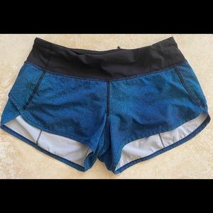 Lululemon speed up shorts 2.5” inseam